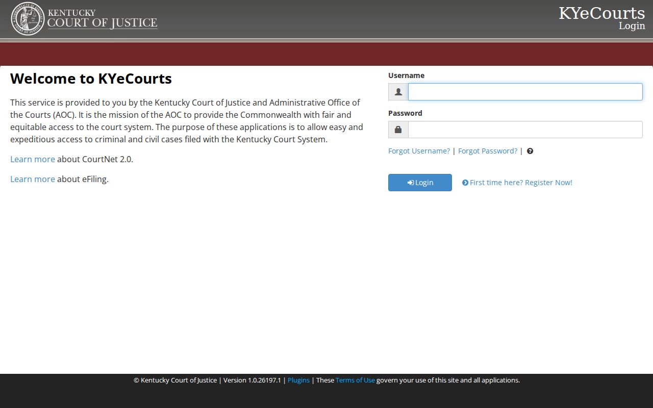CourtNet search for Meade County criminal case records