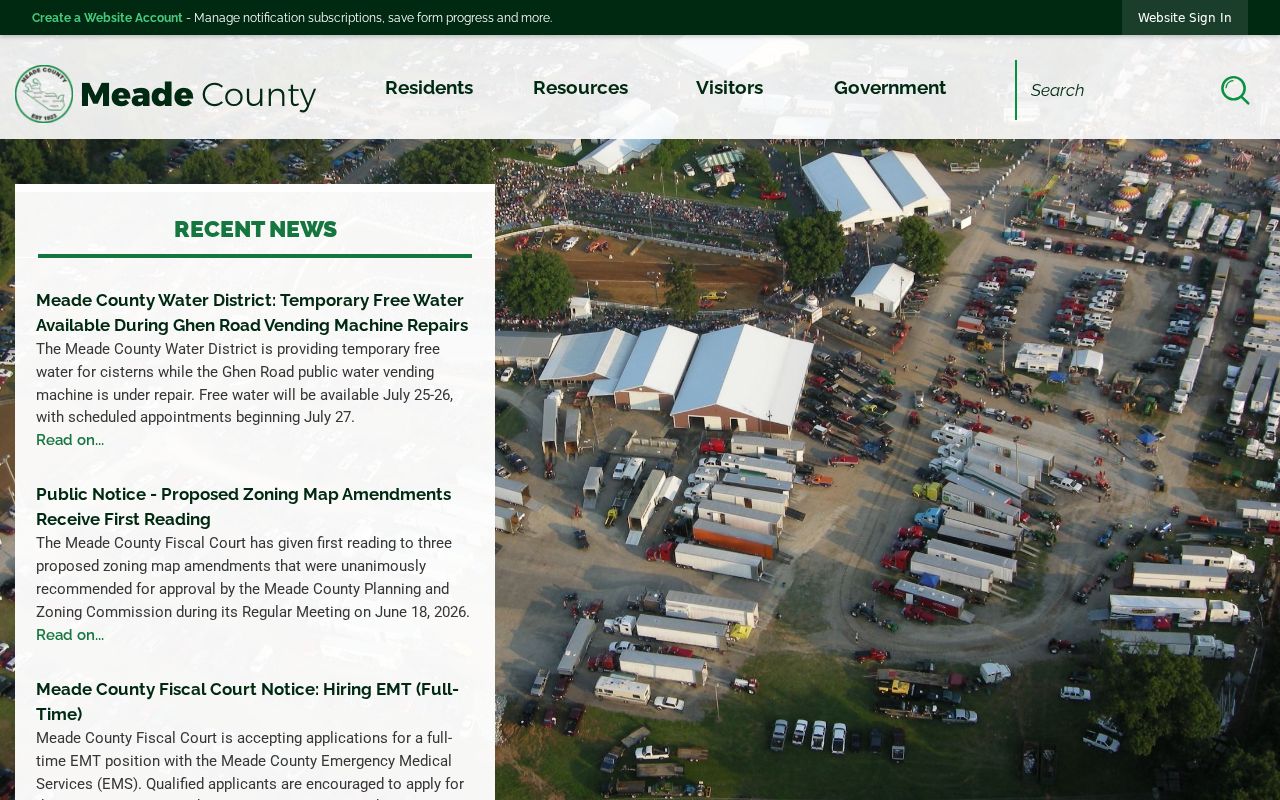 Meade County criminal history government records directory
